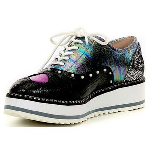 NWOT Betsy Johnson Rainbow Sneakers